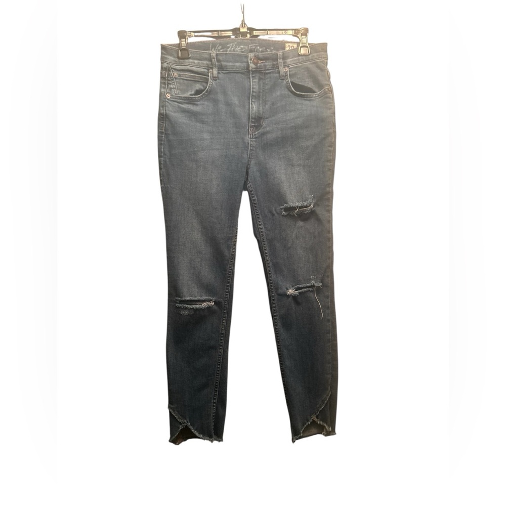 Free People - We The Free - Dark Distressed Jeans - 29